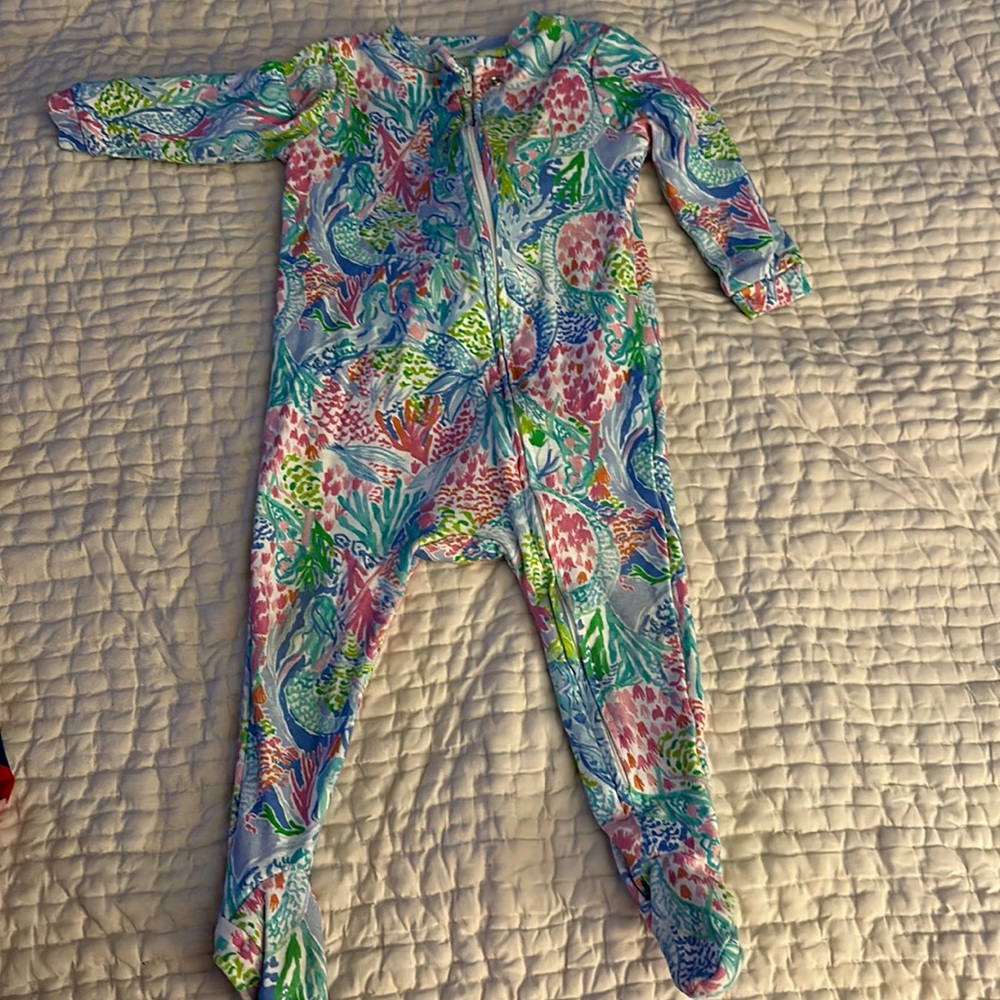 Ike new Lilly Pulitzer pajamas
